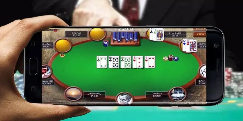 Người chơi trải qua 4 vòng cược để phân định thắng thua trong game Poker